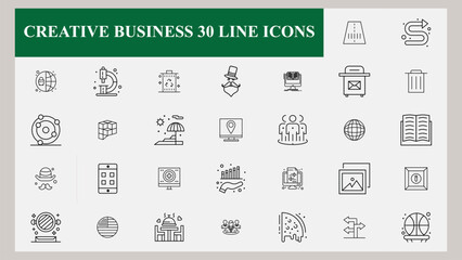 Creative Business icons pack