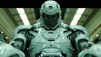 Powerful Robot, Metal Armor