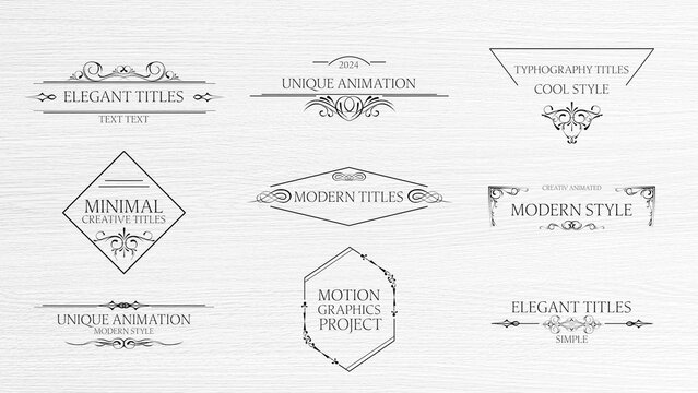 Elegant Titles	
