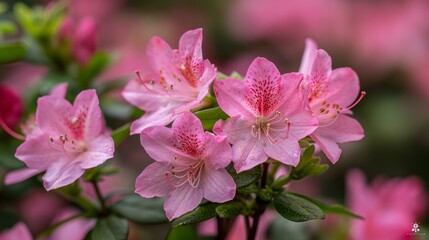 Vibrant Pink Flowers in Bloom