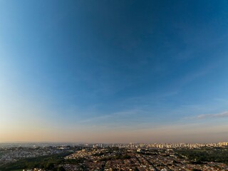 Foto aérea da cidade de Campinas, uma das maiores cidades do estado de São Paulo