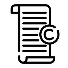 opyright poetry cutline icon