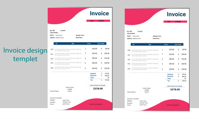  creative, modren, blue, and, clean, lnvoice, vactor, design, templet, layout, 
         