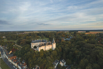 Naklejka premium A fairytale chateau in the french countryside