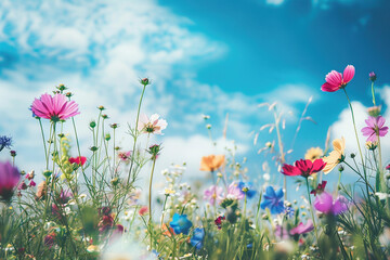 Fototapeta premium Blumenwiese