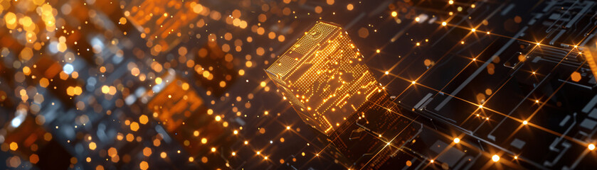 Experience the evolution of blockchain and cryptocurrency with dynamic images illuminating the digital landscape.