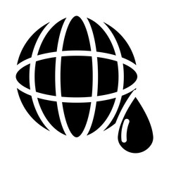 a world without water solid icon