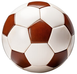 Football brown ball Isolated on transparent background