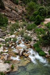 Borosa River Trail, Cerrada de Elías, Sierra de Cazorla National Park, Jaén, Andalusia. Spain