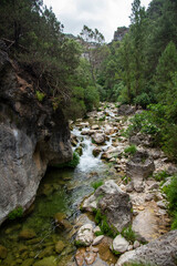 Borosa River Trail, Cerrada de Elías, Sierra de Cazorla National Park, Jaén, Andalusia. Spain