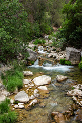 Borosa River Trail, Cerrada de Elías, Sierra de Cazorla National Park, Jaén, Andalusia. Spain