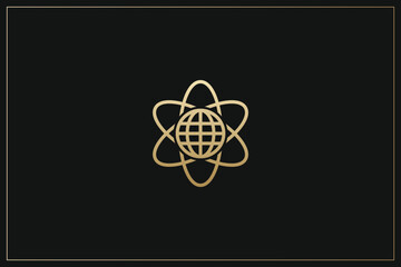 Global Networking Marketing Trading Logo