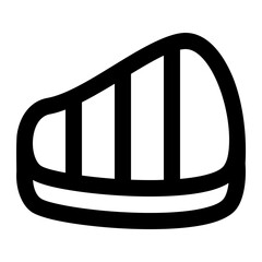 Meat steak icon