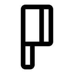 Meat knife icon