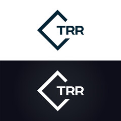 TRR logo. T R R design. White TRR letter. TRR, T R R letter logo design. T R R letter logo design in GOLD, GOLDEN LOGO, THREE, style. letter logo set in one artboard. T R R letter logo vector design.	