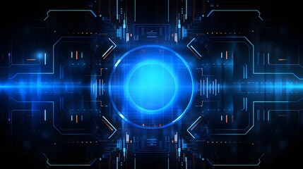 Obraz premium Abstract technology background Hi-tech communication concept futuristic digital innovation background vector illustration