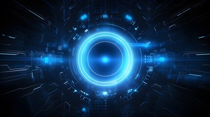 Obraz premium Abstract technology background Hi-tech communication concept futuristic digital innovation background vector illustration
