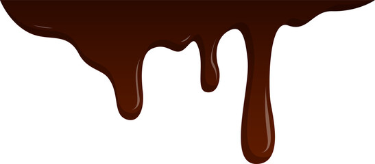 Chocolate melt illustration design