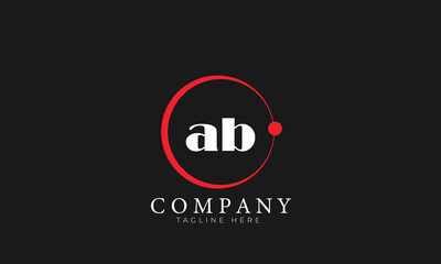 ab logo, craft logo, clothing logo, water color logo