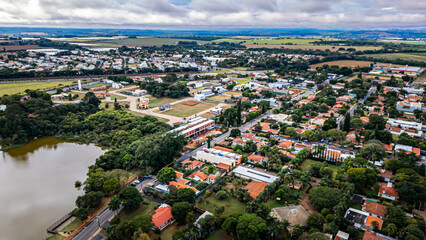 Holambra Drone Flores Interior São Paulo Produção Agrícola Tulipas Rosas Estufas Campos...