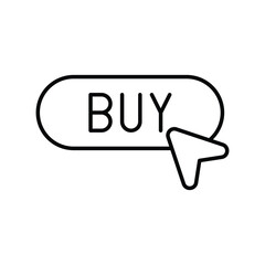 buy icon with white background vector stock illustration