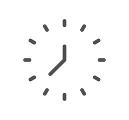 Time related icon outline and linear vector.	
