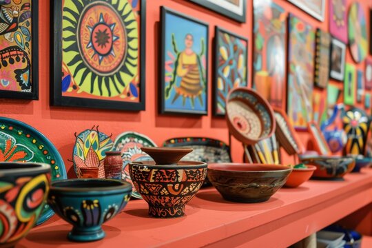 A stunning visual representation of Hispanic heritage, blending traditional and modern elements. The artwork showcases the rich cultural diversity of the Hispanic community.