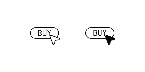 buy icon with white background vector stock illustration