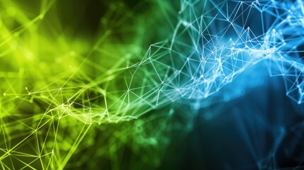 Abstract Green and Blue Network