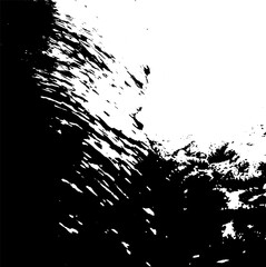 Rustic splash vector texture. Abstract background. Weathered surface and shape. Dirty and damaged backdrop.