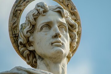 Statue Close-Up of Angelic Figure