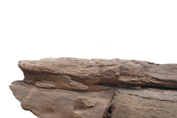 Rock isolated transparency background.