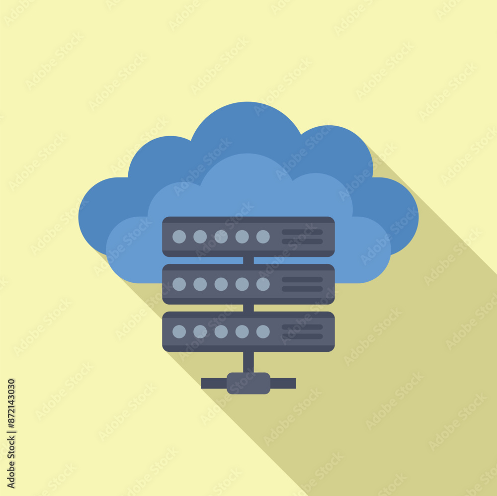 Poster cloud computing server providing data storage and network infrastructure