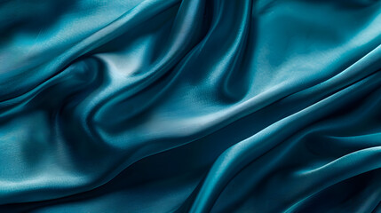 Obraz premium Dark blue mint sea teal jade emerald turquoise light blue abstract silk background. Color gradient blur. Rough grunge grain noise. Brushed matte shimmer. Metallic foil effect. Design. Template. design