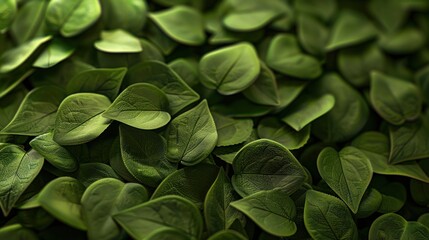 Fototapeta premium Close-up of Lush Green Foliage