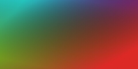 Rainbow Gradient Background with Grainy Noise Texture for Banner and Poster Design