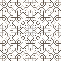 Obraz premium Seamless abstract geometric pattern with a modern line style