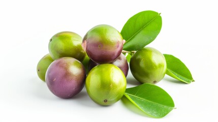 Obraz premium Kakadu plum fruit on white background