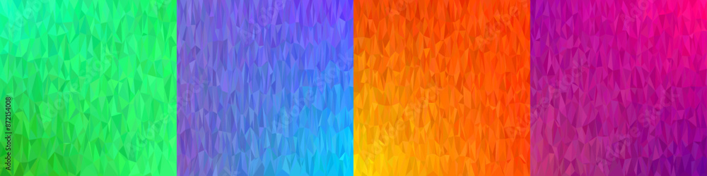Poster abstract triangle polygon background collection