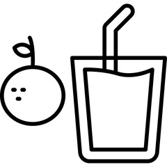 Orange Juice Icon