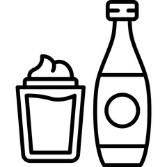 Egg Cream Icon