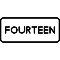 Fourteen Icon