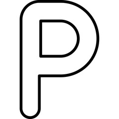 Ahalphabet P Icon