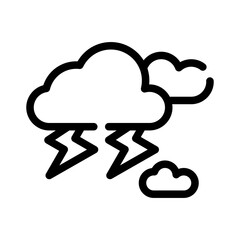 stormy line icon