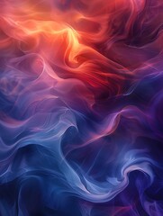 Obraz premium Vibrant Hues, Dynamic Energy, And Textured Canvas Flow