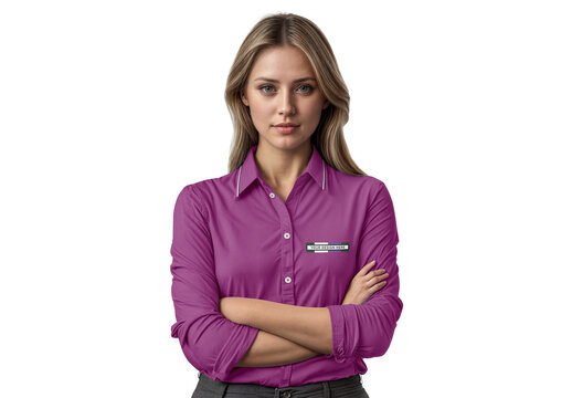 Women's Dress Shirt Mockup