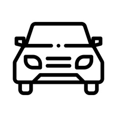 Obraz premium Car line icon
