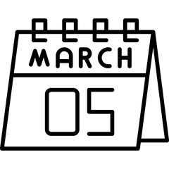 March 5 Icon