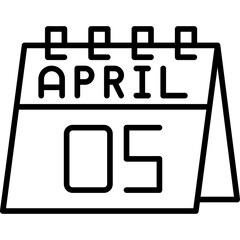 April 5 Icon