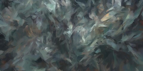 Abstract Colorful Surreal Disco Oil Painting Art